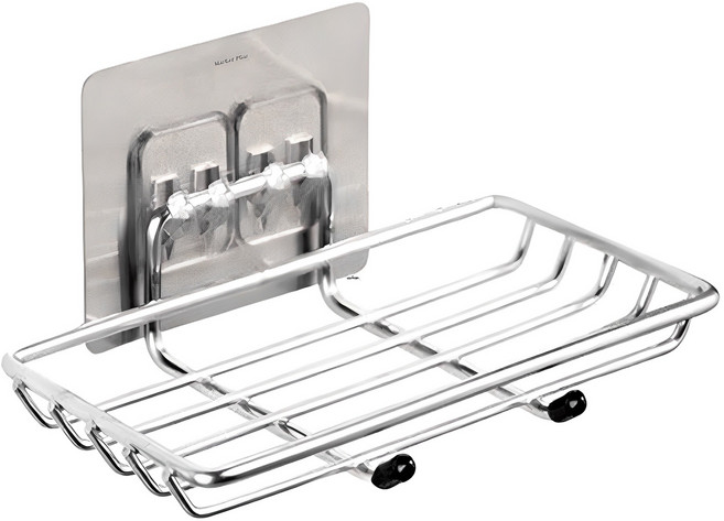 마켓플랜 무타공 2in1 비누 트레이, 1개