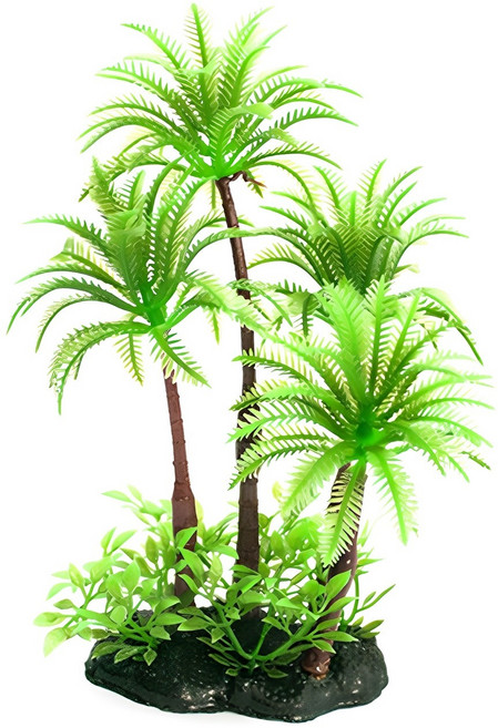 아마존 야자수 수조장식 K184HC, 1개