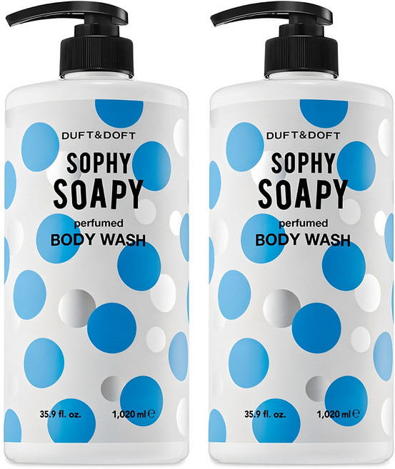 더프트앤도프트 퍼퓸드 바디워시 소피소피, 1.02L, 2개