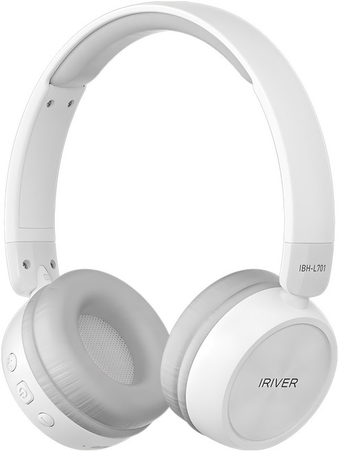 아이리버 무선 블루투스 헤드폰, 화이트, IBH-L701