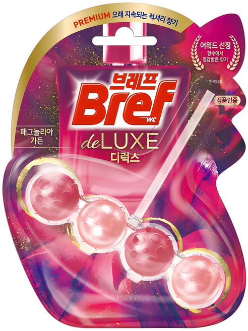 브레프 디럭스 변기세정제 매그놀리아 가든, 50g, 1개