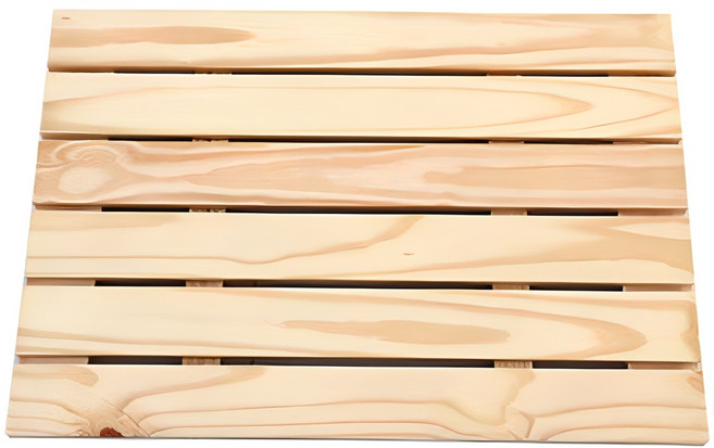 모노먼트 원목욕실발판 63 x 43 x 2.3 cm, 1개