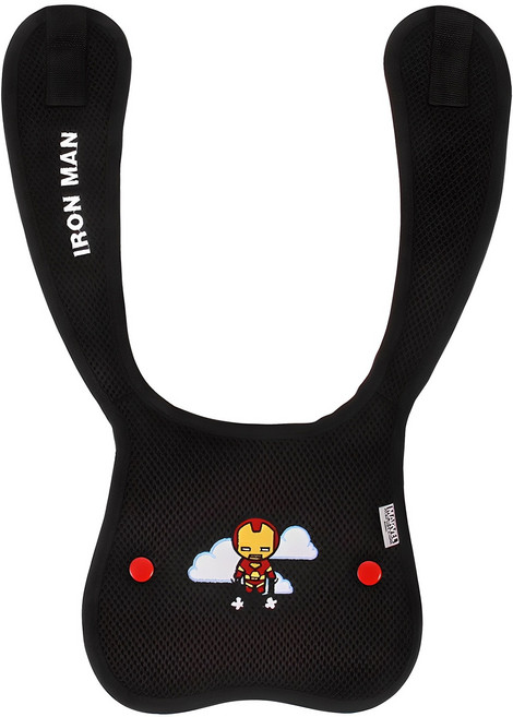 마블 어린이 어깨끈 벨트 위치조절 패드, 아이언맨, 1개