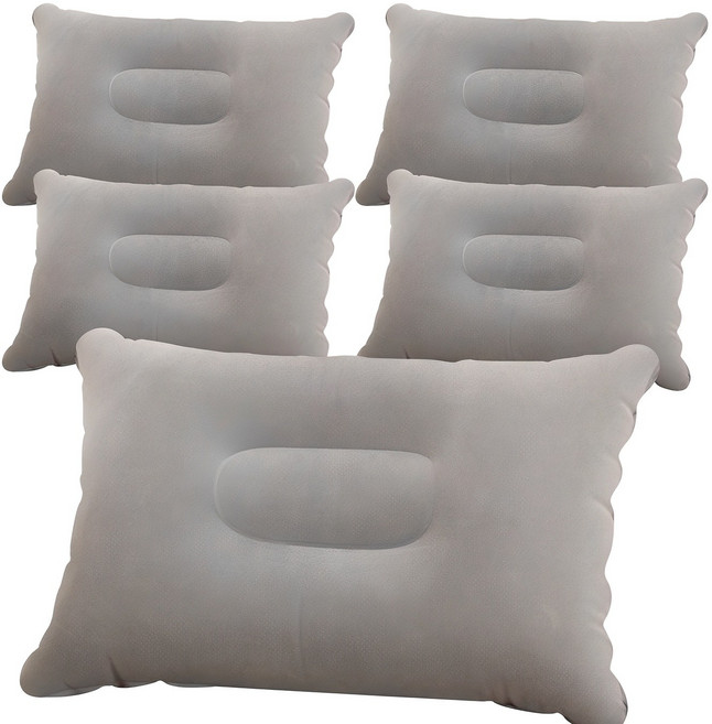 아리코 캠핑용 에어필로우, 그레이, 5개