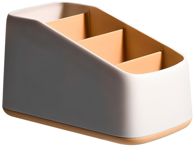 메이크그레이트 다용도 수납정리함, 파스텔옐로우, 1개