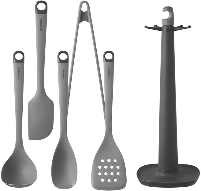 락앤락 데코 올 실리콘 키친툴 세트, 키친툴 6p, 그레이, 1세트