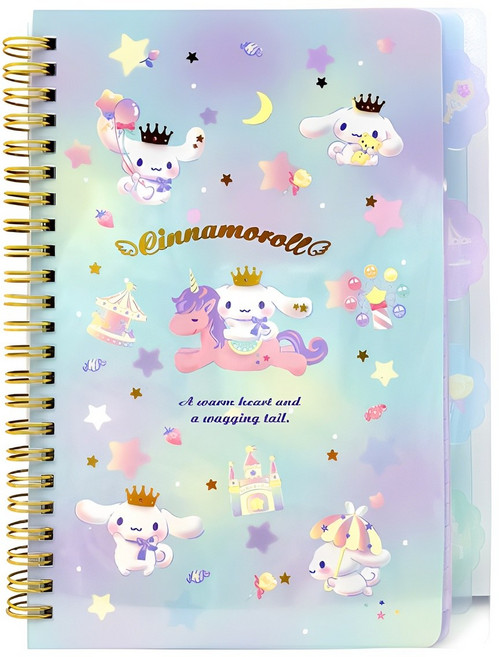 산리오 블링블링 4단 인덱스 노트, 시나모롤, 1개