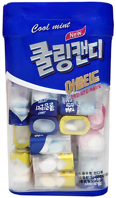 쿨링캔디 어쏠티드 캔디 45p, 135g, 1개 - 쿠팡