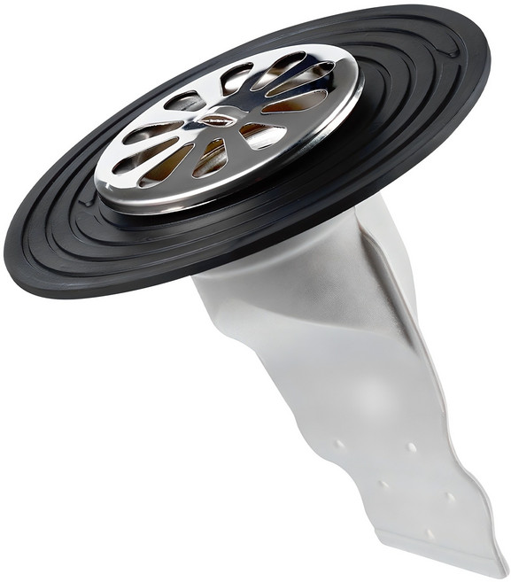 무로 냄새제로 실리콘 하수구 트랩 욕실용, 그레이