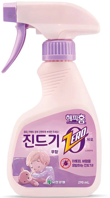 해피홈 진드기 제로 스프레이, 290ml, 1개 - 쿠팡