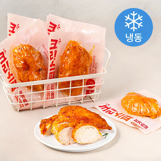 아임닭 크리스피 닭가슴살 스파이시 (냉동), 90g, 1개입, 5개