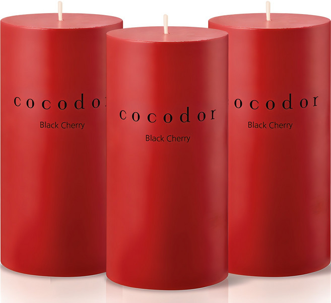 코코도르 필라 보티브캔들, 블랙체리, 465g, 3개