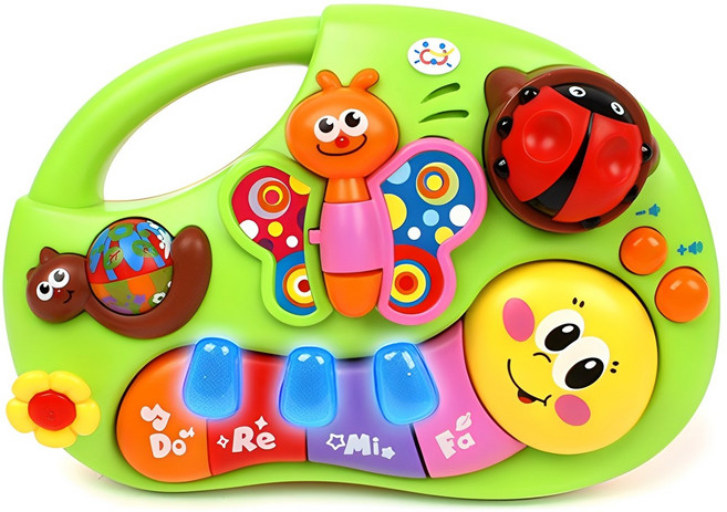 오즈토이 내친구아리 멜로디 곤충 피아노, 혼합색상, 1개