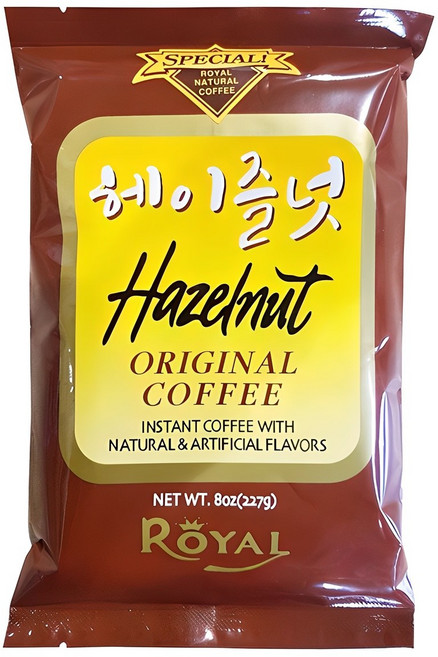로얄 헤이즐넛향 인스턴트 커피, 227g, 1개