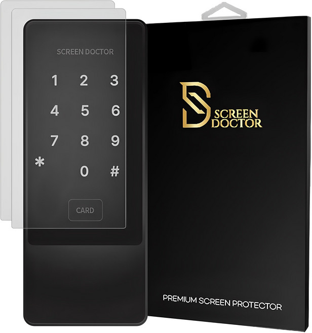 스크린닥터 전기종 도어락 지문방지 보호필름 2p 세트, 1개