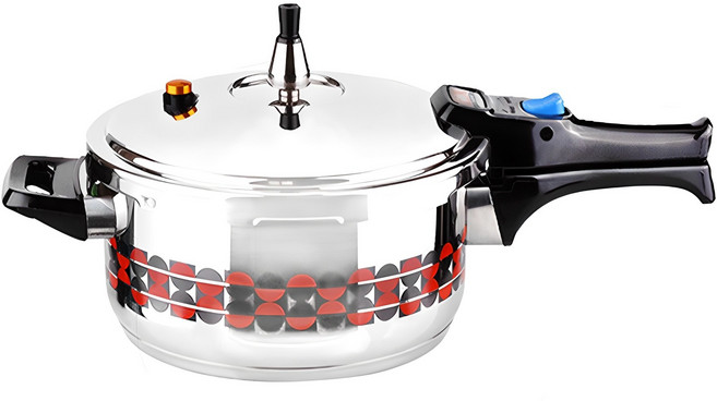 키친아트 인덕션 뉴 EX 스텐 압력밥솥 4인용, 2.5L, 혼합색상, 1개