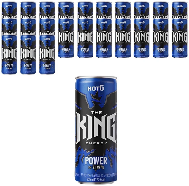 핫식스 더킹 파워 에너지음료, 355ml, 24개 - 쿠팡