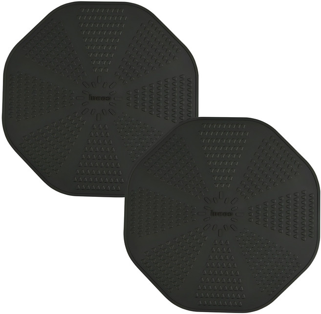 인콕 국산 인덕션 보호 매트 대, 카키블랙, 2개