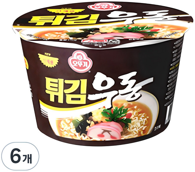 튀김우동, 110g, 6개