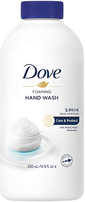 도브 포밍 핸드워시 딥 모이스처 시그니처향 리필, 430ml, 1개