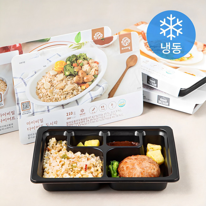 마이비밀 다이어트 도시락 5종 세트 (냉동), 1.155kg, 1세트