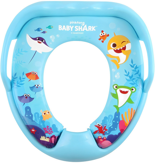 핑크퐁 아기상어 비데겸용 아동변기시트, 혼합색상