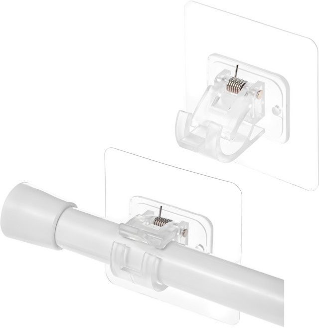 코멧 홈 부착식 압축봉 ABS 브라켓, 2개