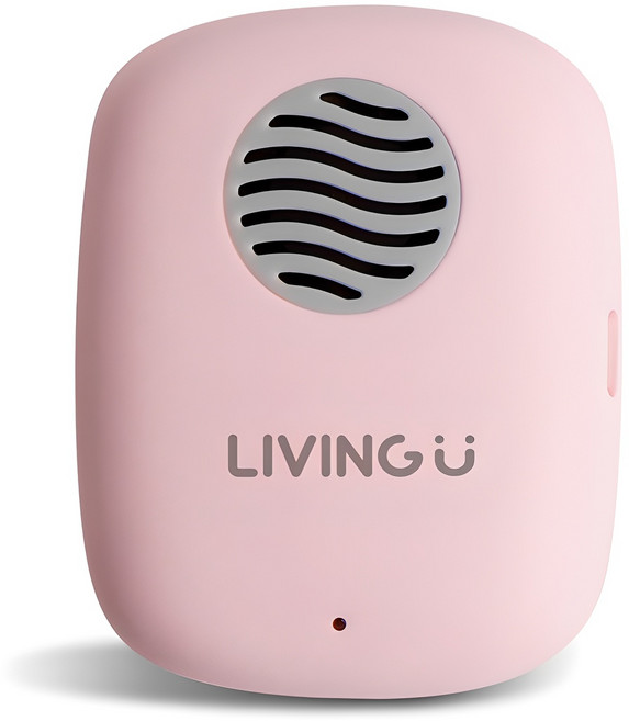 리빙유 UVC 에어 휴대용 칫솔살균기, LV004, 베이비핑크