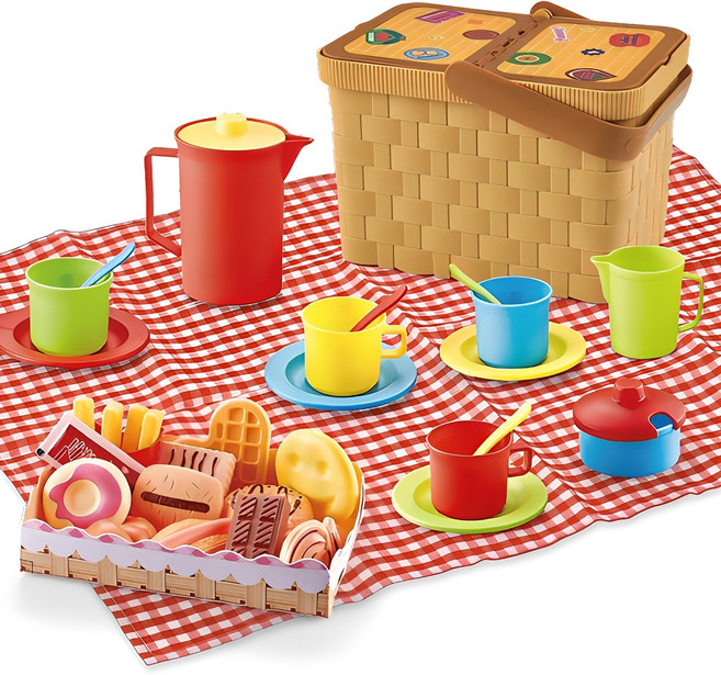 마이리틀타이거 키즈 피크닉 세트 소꿉놀이, 혼합색상, 1세트