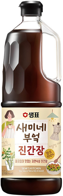 새미네부엌 진간장, 1.7L, 1개