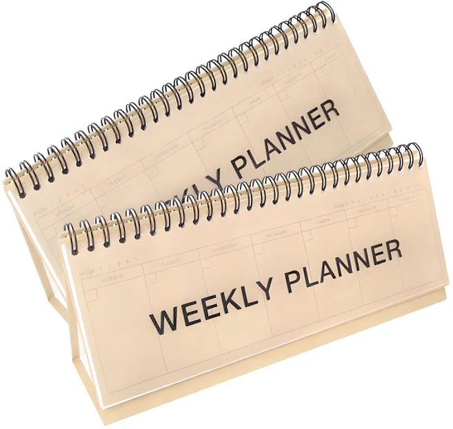 스탠딩 위클리 플래너, Craft, 2개 - 쿠팡