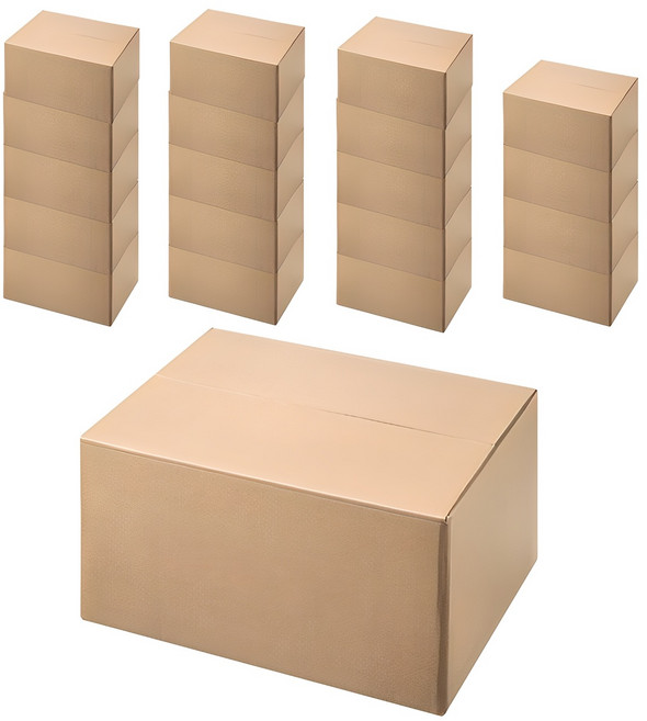 코멧 택배박스, 베이지, 20개