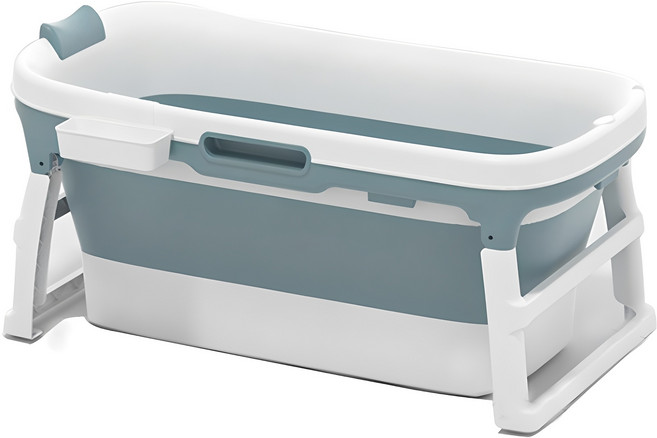 에이치앤아이 프리미엄 접이식 욕조, 블루, 1개