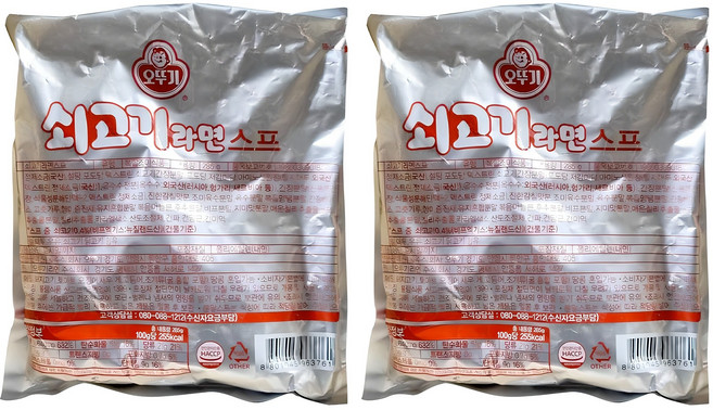 오뚜기 쇠고기라면스프, 285g, 2개