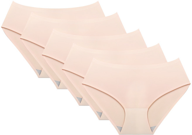 글램공감 여성용 올데이즈 심리스팬티 무봉제 노라인 팬티 5종세트