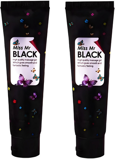 미스미스터 블랙 바디마사지 젤 무향, 100ml, 2개
