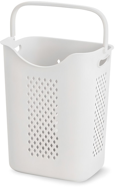네이쳐리빙 대용량 VER 손잡이가 편리한 빨래바구니, 아이보리