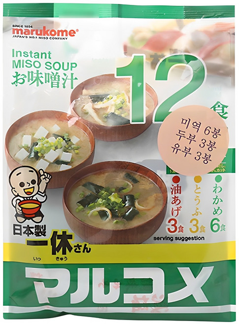 마루코메 잇큐상 즉석미소 겐넨 12식, 186g, 1개