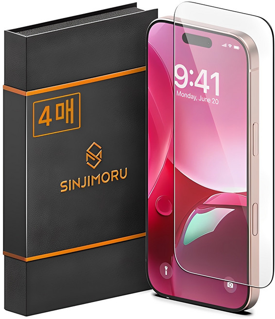 신지모루 신지글래스 2.5D 강화유리 휴대폰 액정보호필름 4p, 1세트