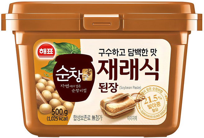 순창궁 재래식 된장, 500g, 1개