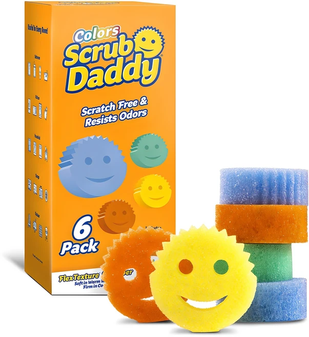 스크럽대디 수세미 랜덤발송, 6개입, 1개 - 쿠팡