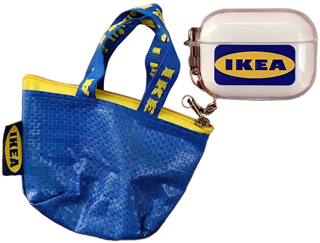 이케아 에어팟 프로 케이스, 혼합색상, 1개