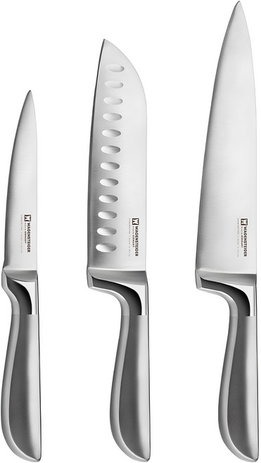 바겐슈타이거 슈미트 올스텐 나이프 3종 세트, 1세트, 과도 + 산도쿠 + 쉐프
