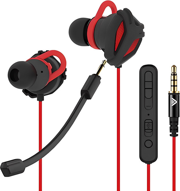 사운드판다 드라이버 게이밍 이어폰 SPE-G9 Light RED