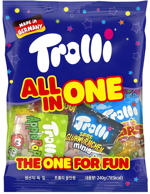 트롤리 올인원 젤리, 240g, 1개