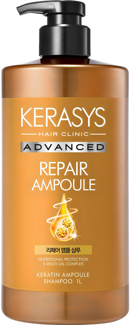 케라시스 어드밴스드 리페어 앰플 샴푸, 1L, 1개