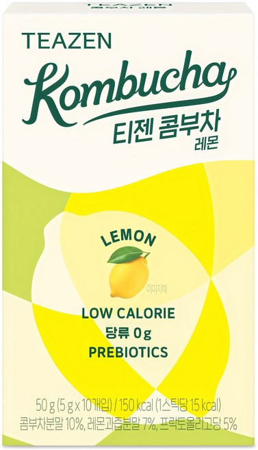 티젠 콤부차 레몬, 5g, 10개입, 1개