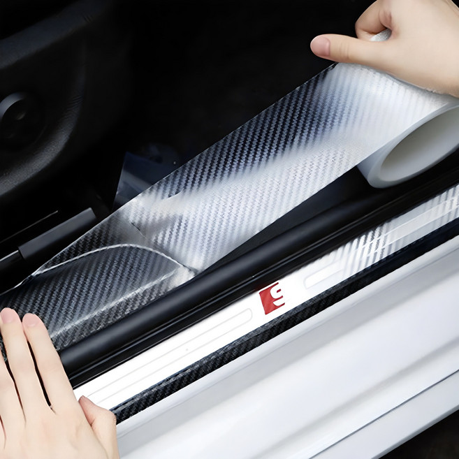 오토크루 자동차 도어엣지 PPF 노기스 보호필름, 투명 패턴, 1개