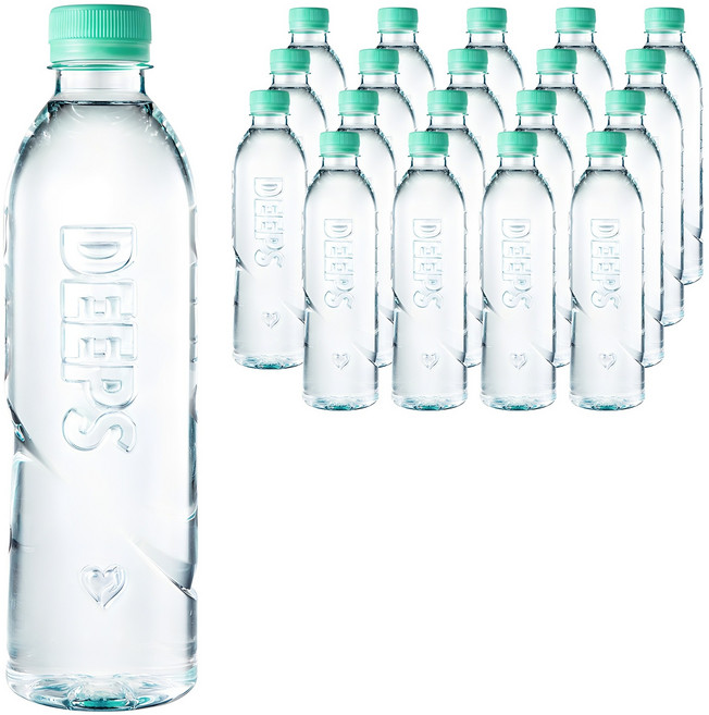 딥스 해양심층수 에코그린 무라벨, 500ml, 20개