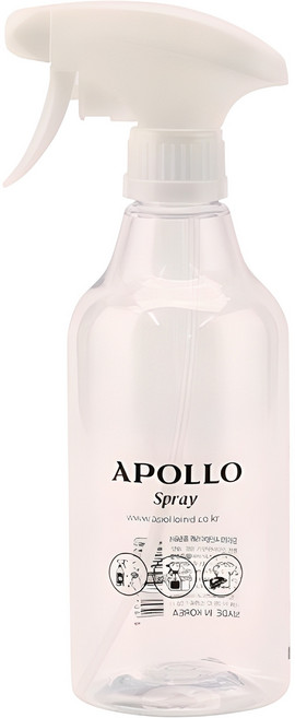 APOLLO 클리어 분무기 500ml, 투명, 1개